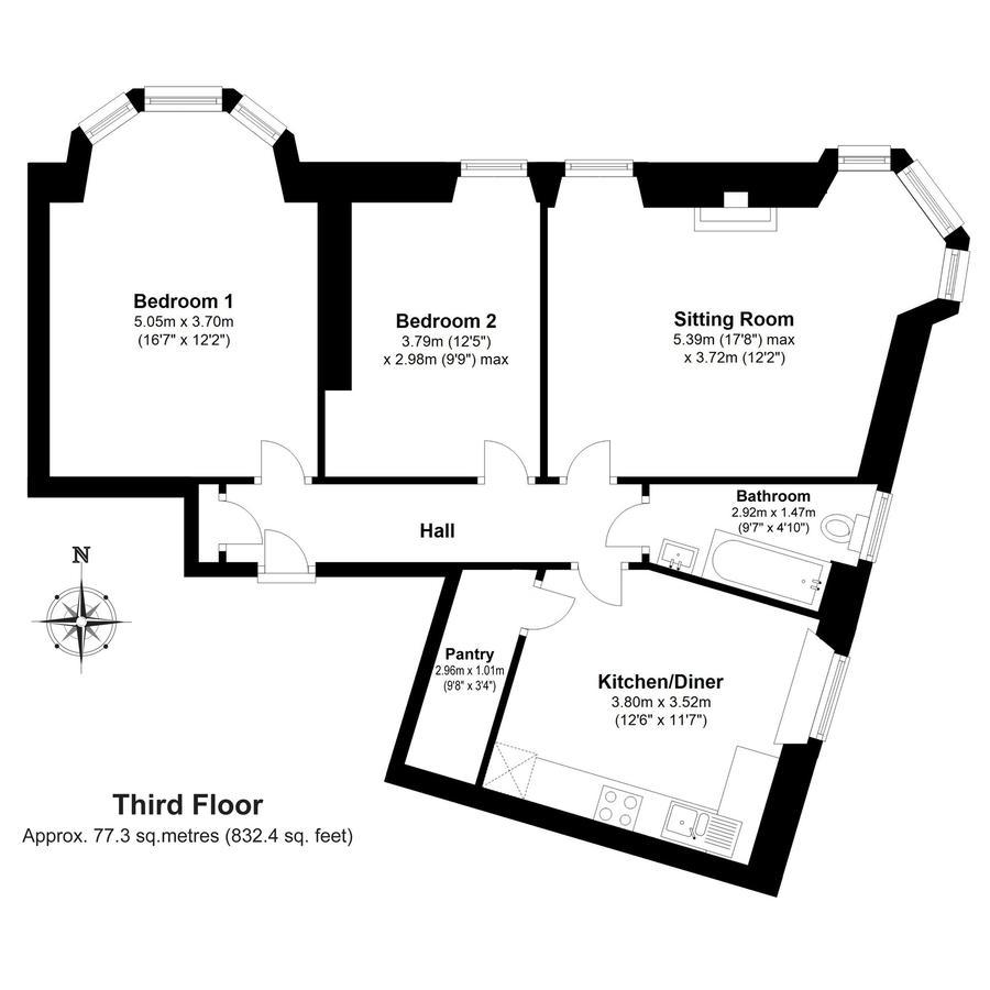 Apartament Belhaven Terrace Edynburg Zewnętrze zdjęcie